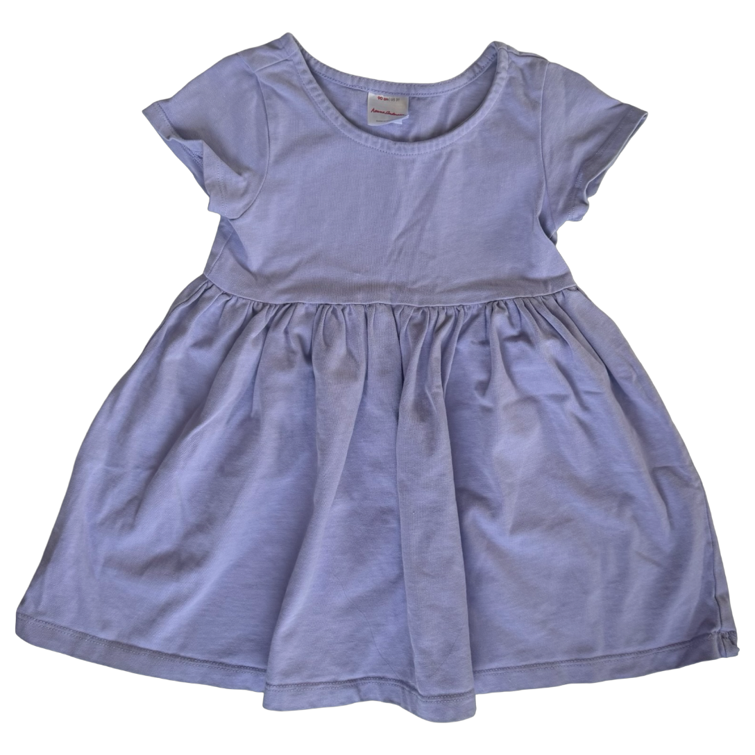 Hanna Andersson Purple T-Shirt Dress 3Y