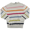 Harmont & Blaine White and Multicolored Striped Sweater 12-18M