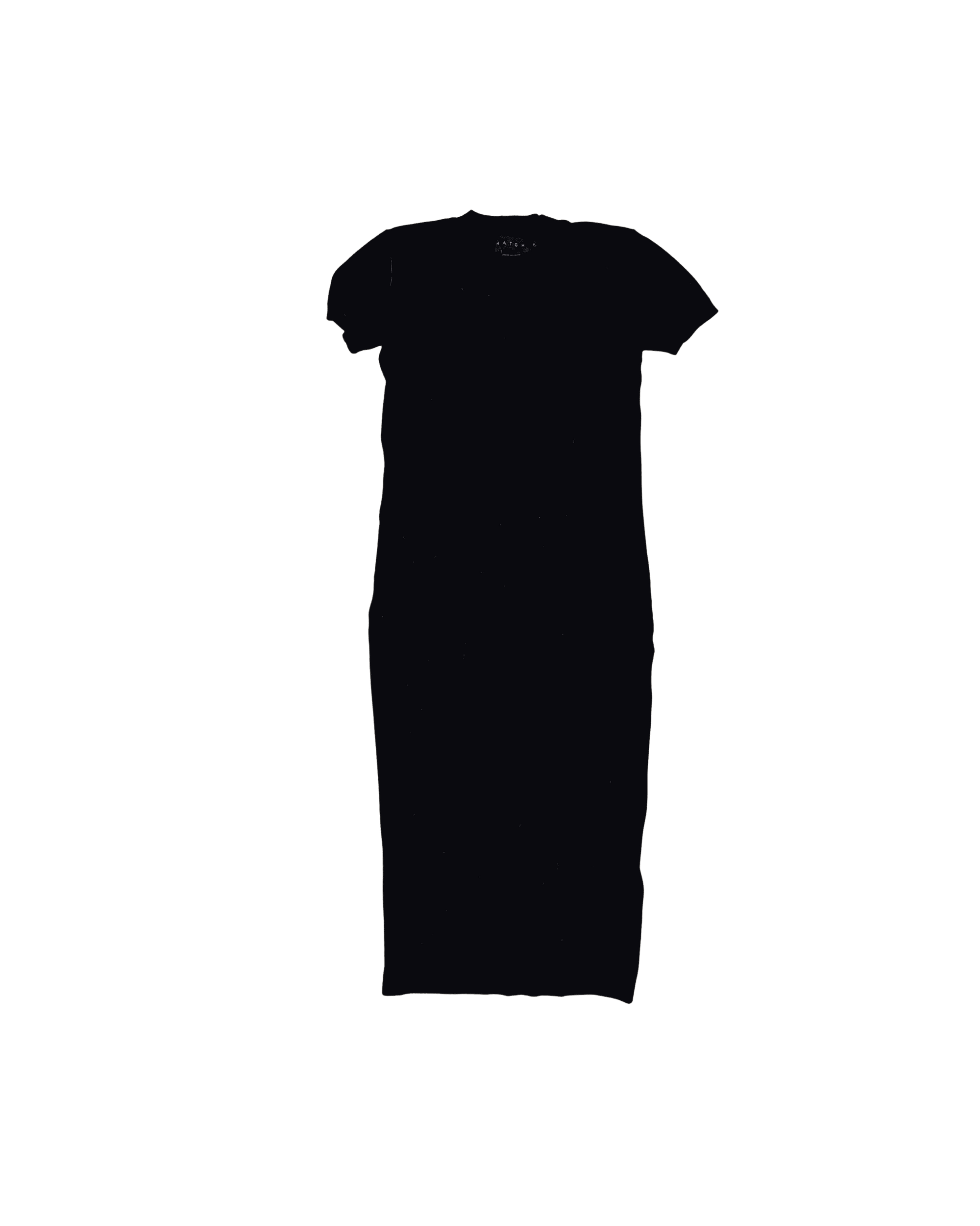 HATCH Black Softsculpt Knit Eliza Maternity Dress Size 0