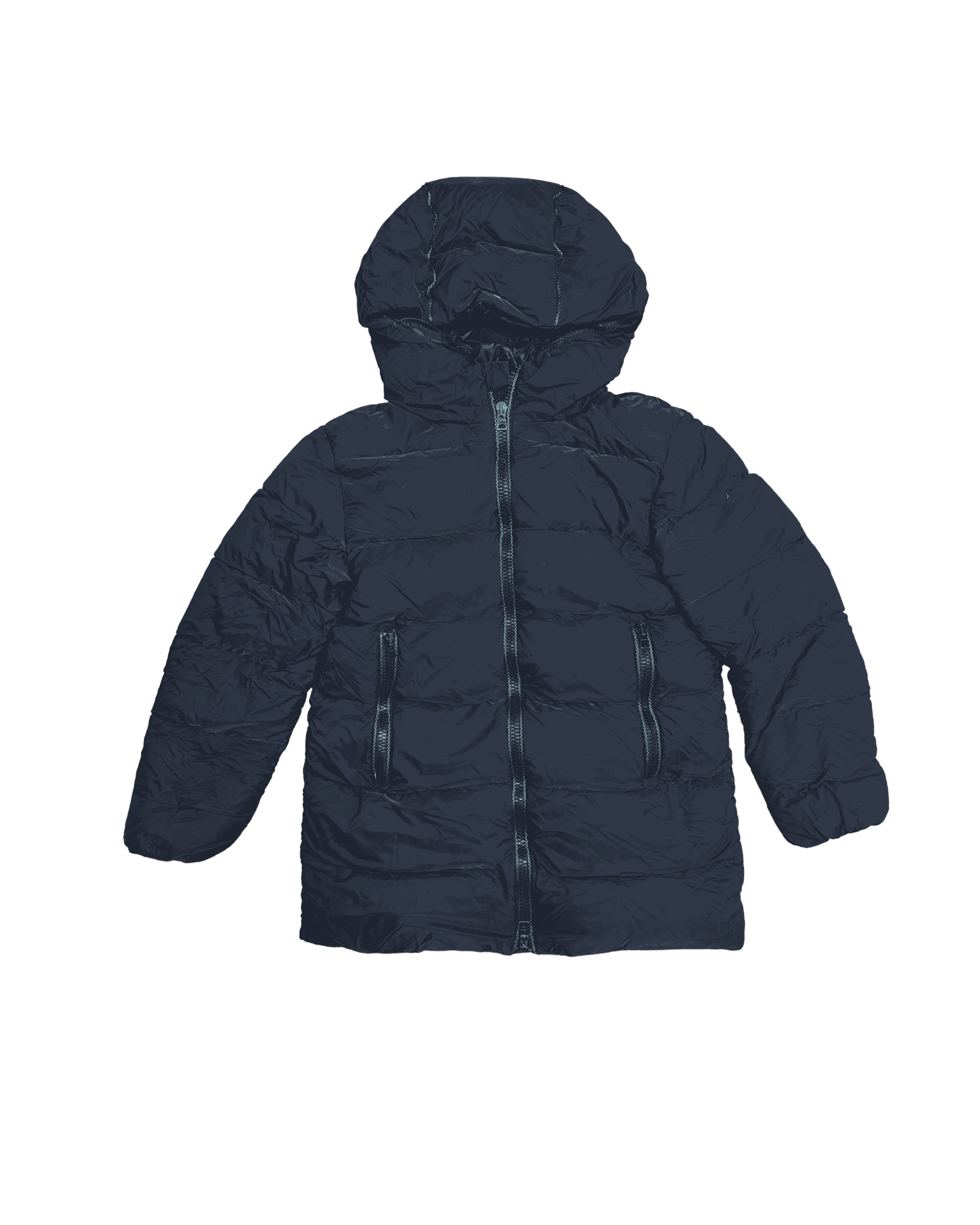 Herno Black with Green Stitching Puffer Jacket 8Y