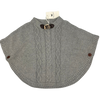 Hope & Henry Gray Knit Cape 4Y