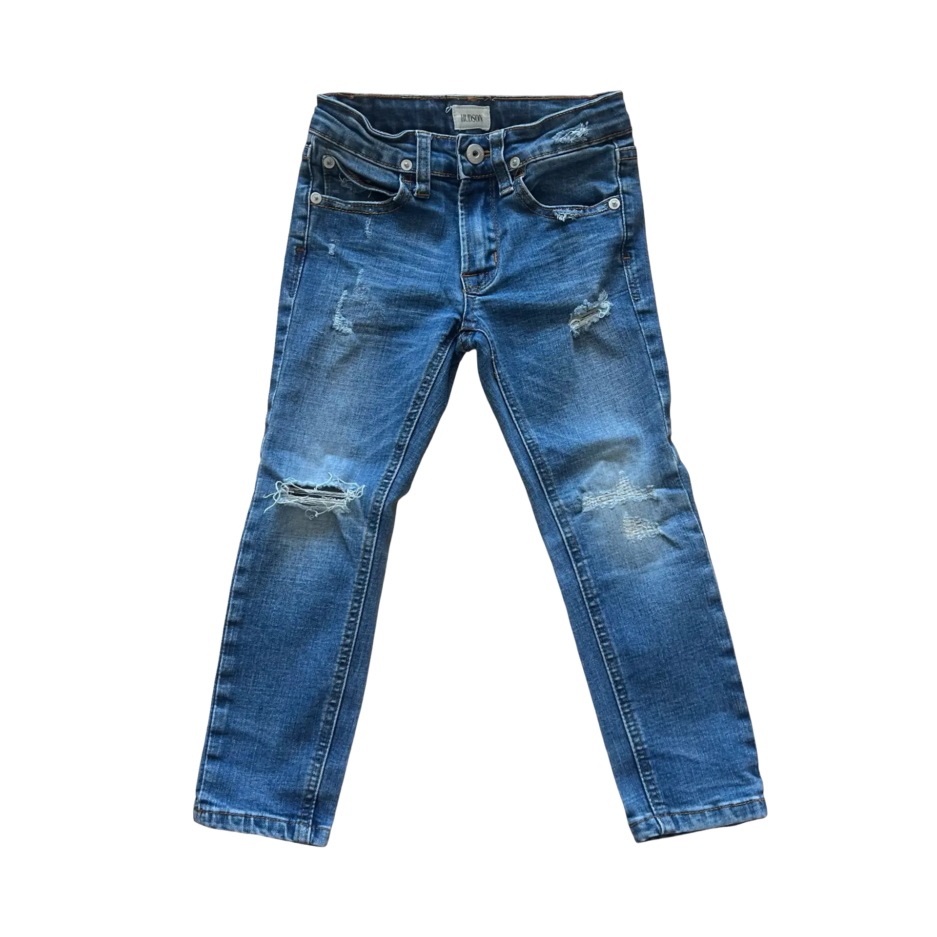 Hudson Distressed Slim Jeans 4Y