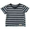 Hudson Navy and Gray Striped T-Shirt 18M