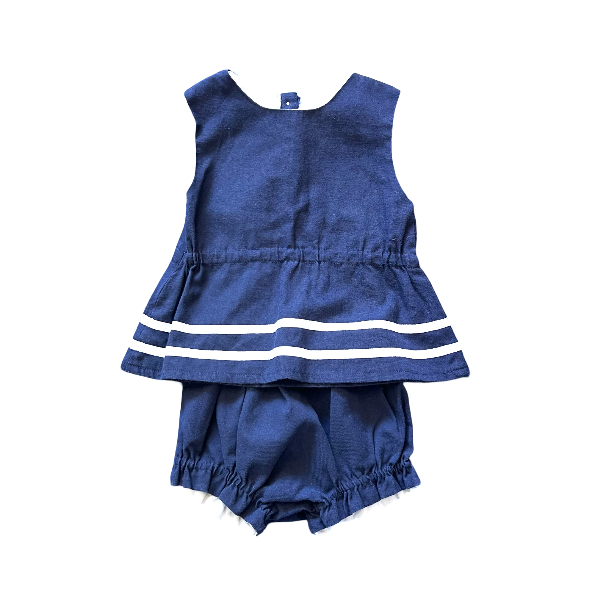 Cecil and Lou Sailor Dress and Romper Set 18M