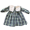 Cecil and Lou Green Checkered Long Sleeve Dress 24M