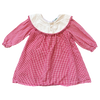 Cecil and Lou Red Checkered Long Sleeve Dress 24M