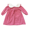 Cecil and Lou Red Checkered Long Sleeve Dress 24M