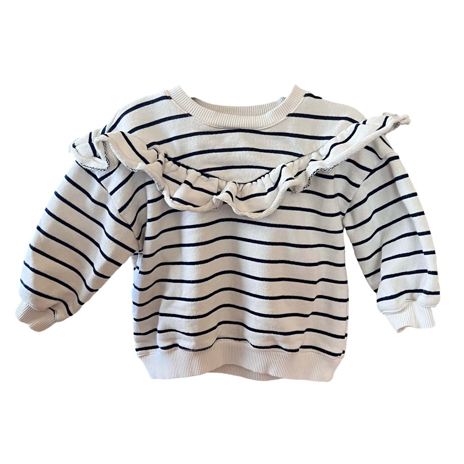 Zara Blue Striped Sweatshirt 18-24M