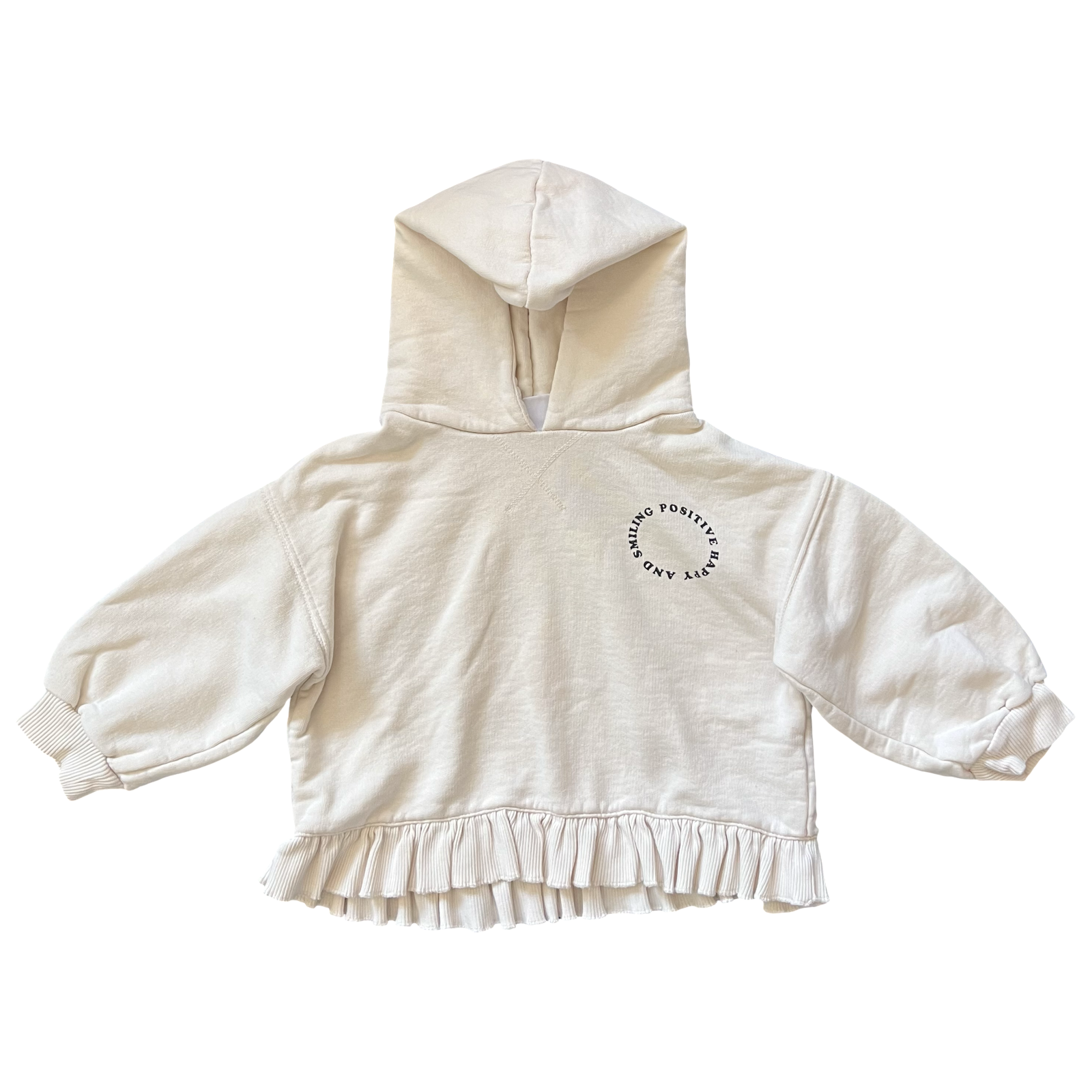Zara White Hoodie 2-3Y