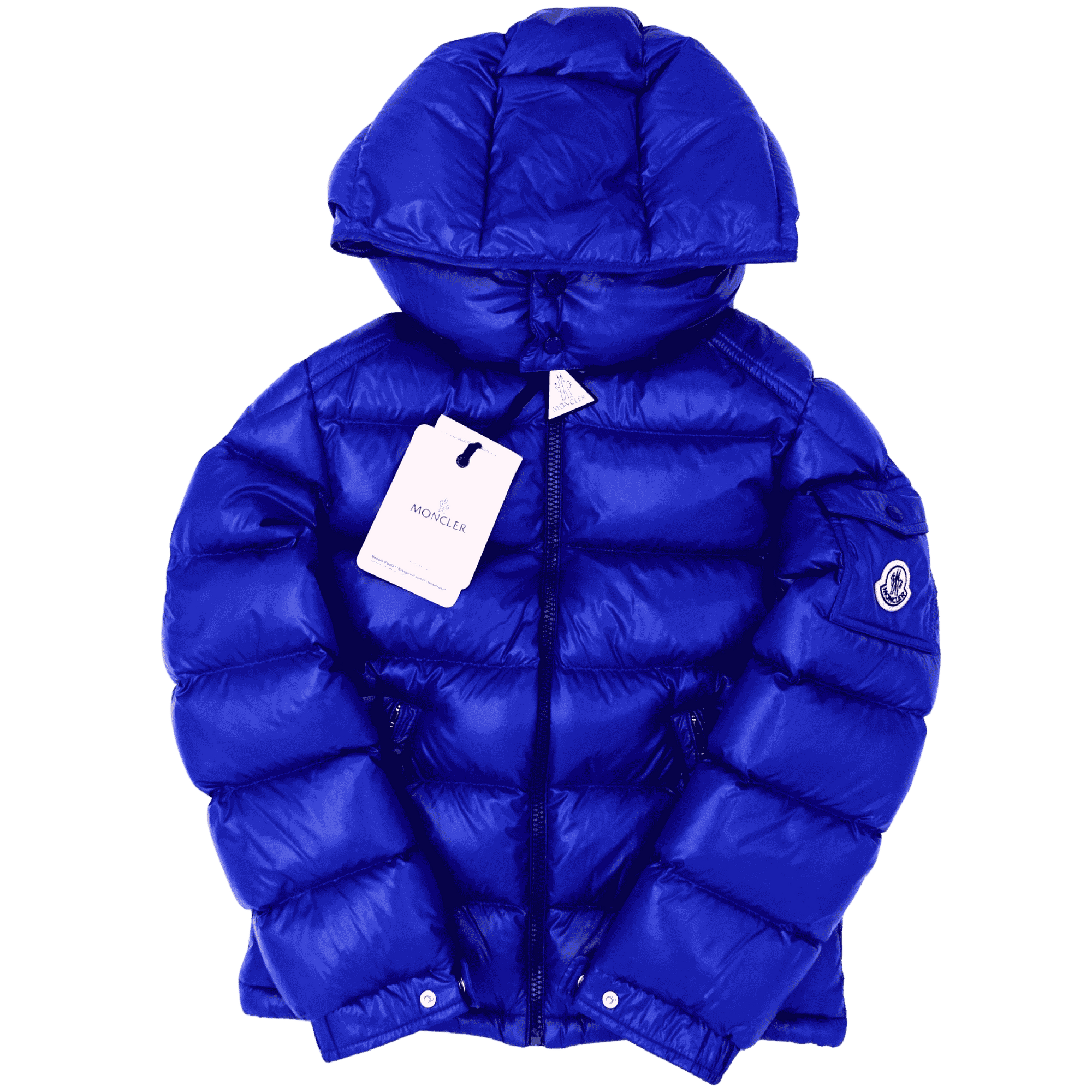 Moncler Kids' Royal Blue New Maya Down Jacket 10Y