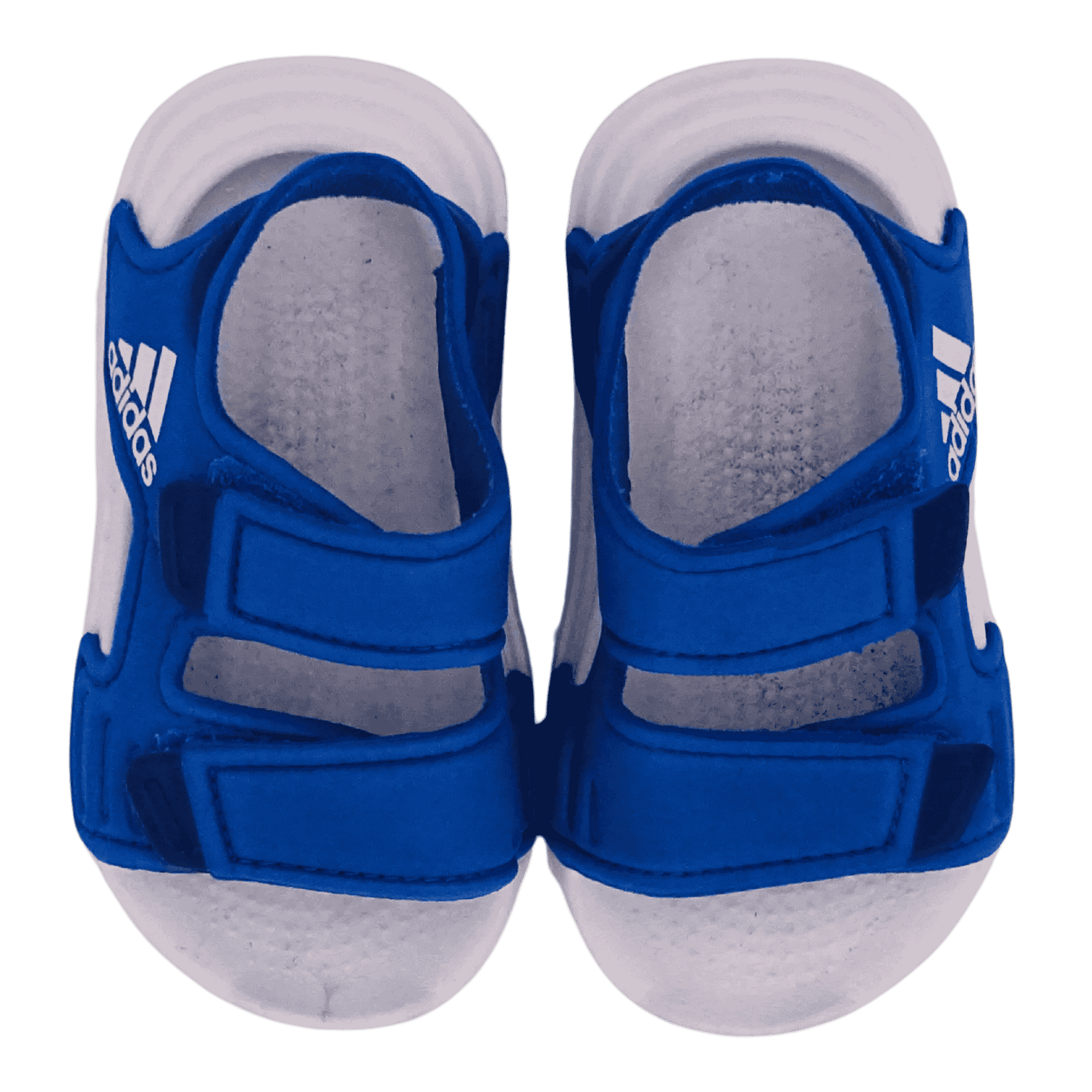 Adidas Blue and White Altaswim Sandals 2.5Y