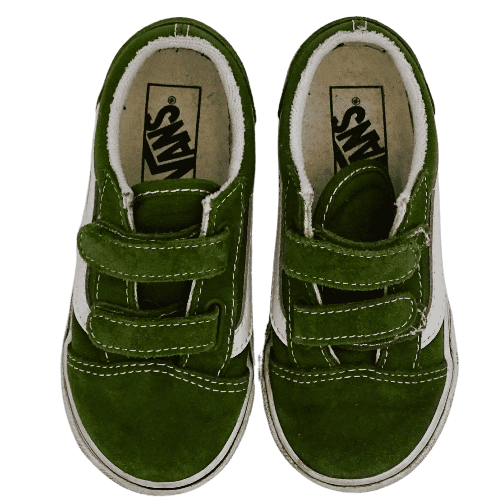 Vans Olive Green Sneakers 4Y