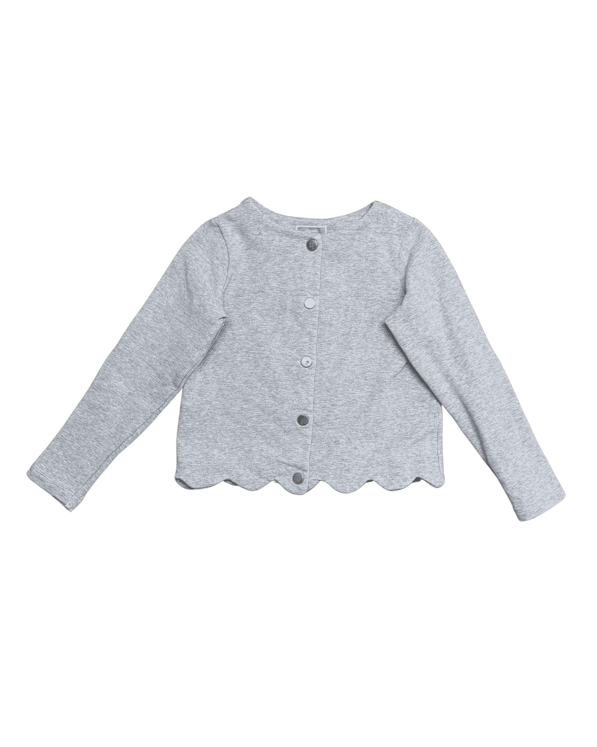 Jacadi Grey Fleece Cardigan 6Y