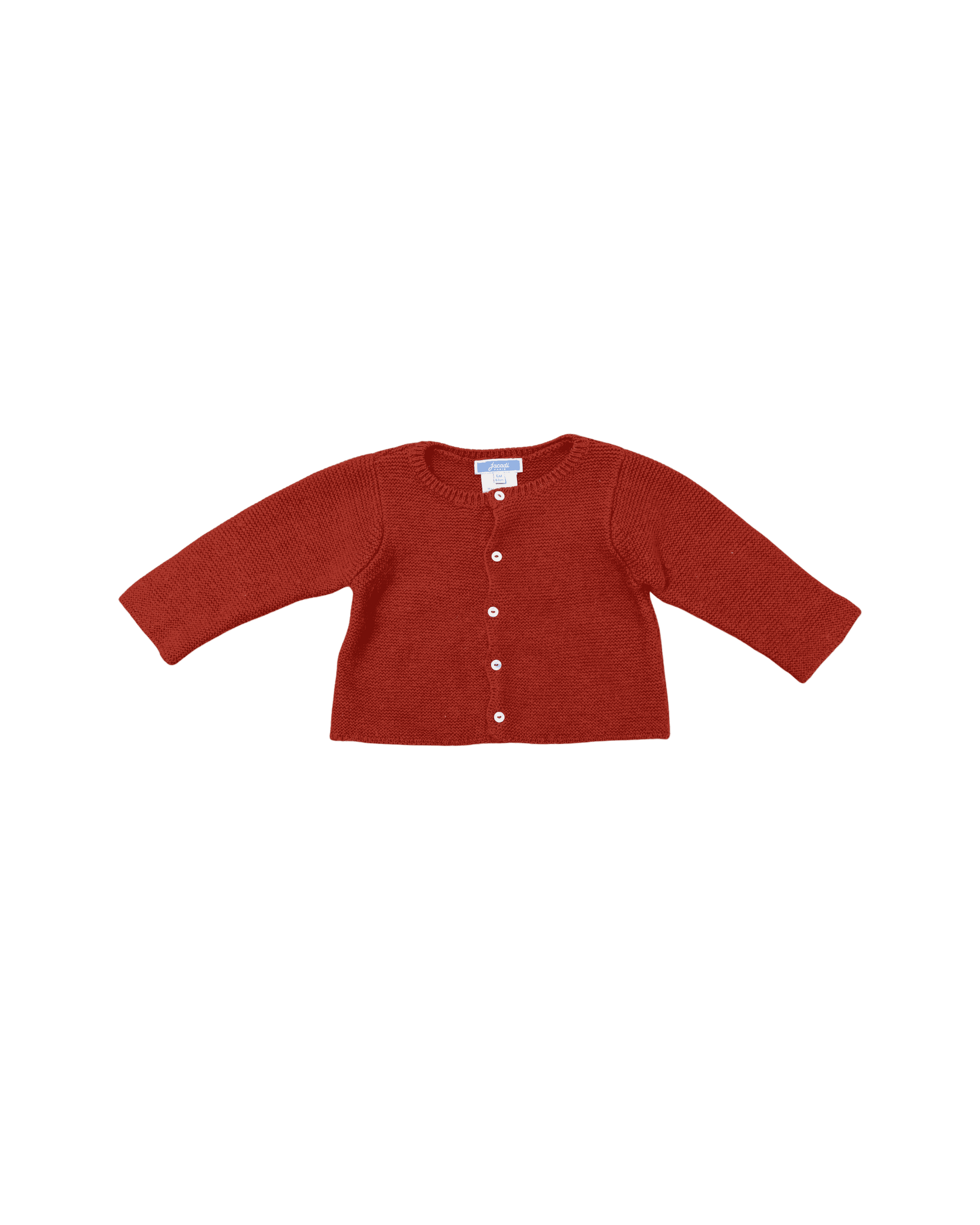 Jacadi Off Red Knitted Cardigan 6M