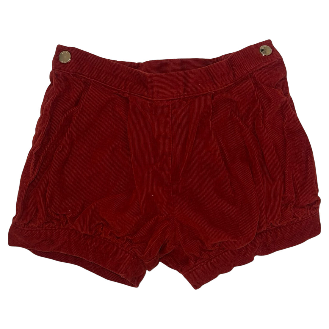 Jacadi Red Corduroy Shorts 24M