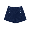 Jacadi Navy Velvet Shorts 6Y