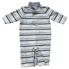 Janie and Jack Blue Striped One Piece 3-6M