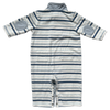 Janie and Jack Blue Striped One Piece 3-6M
