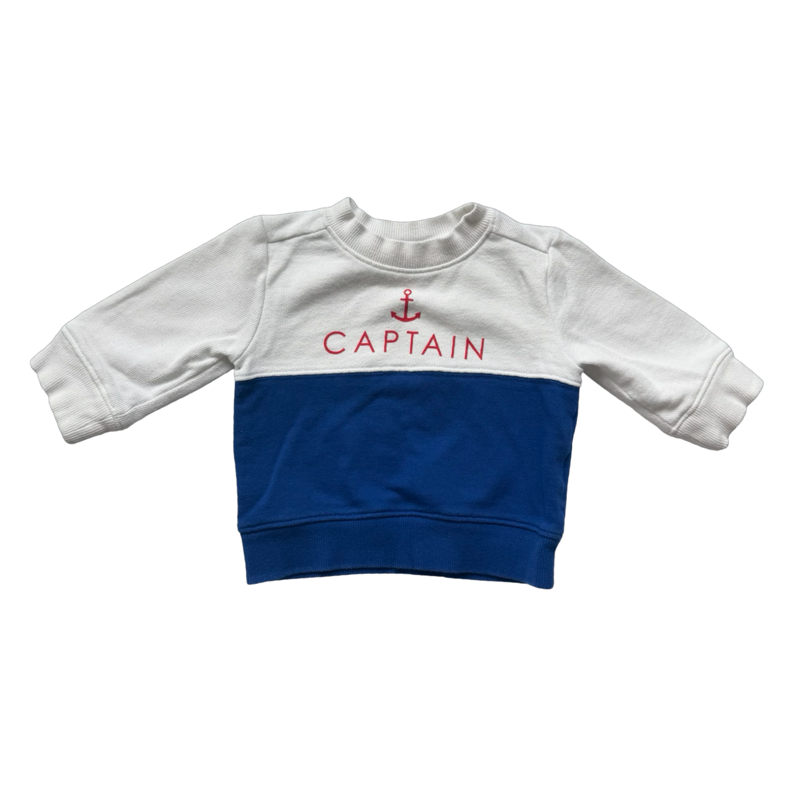 Janie and Jack Captain Sweatshirt 3-6M