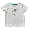 Janie and Jack Flamingo Tennis T-Shirt 12-18M