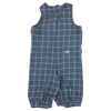 Janie and Jack Grey Plaid Overall 6-12M