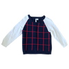 Janie and Jack Grid Pattern Sweater 2Y