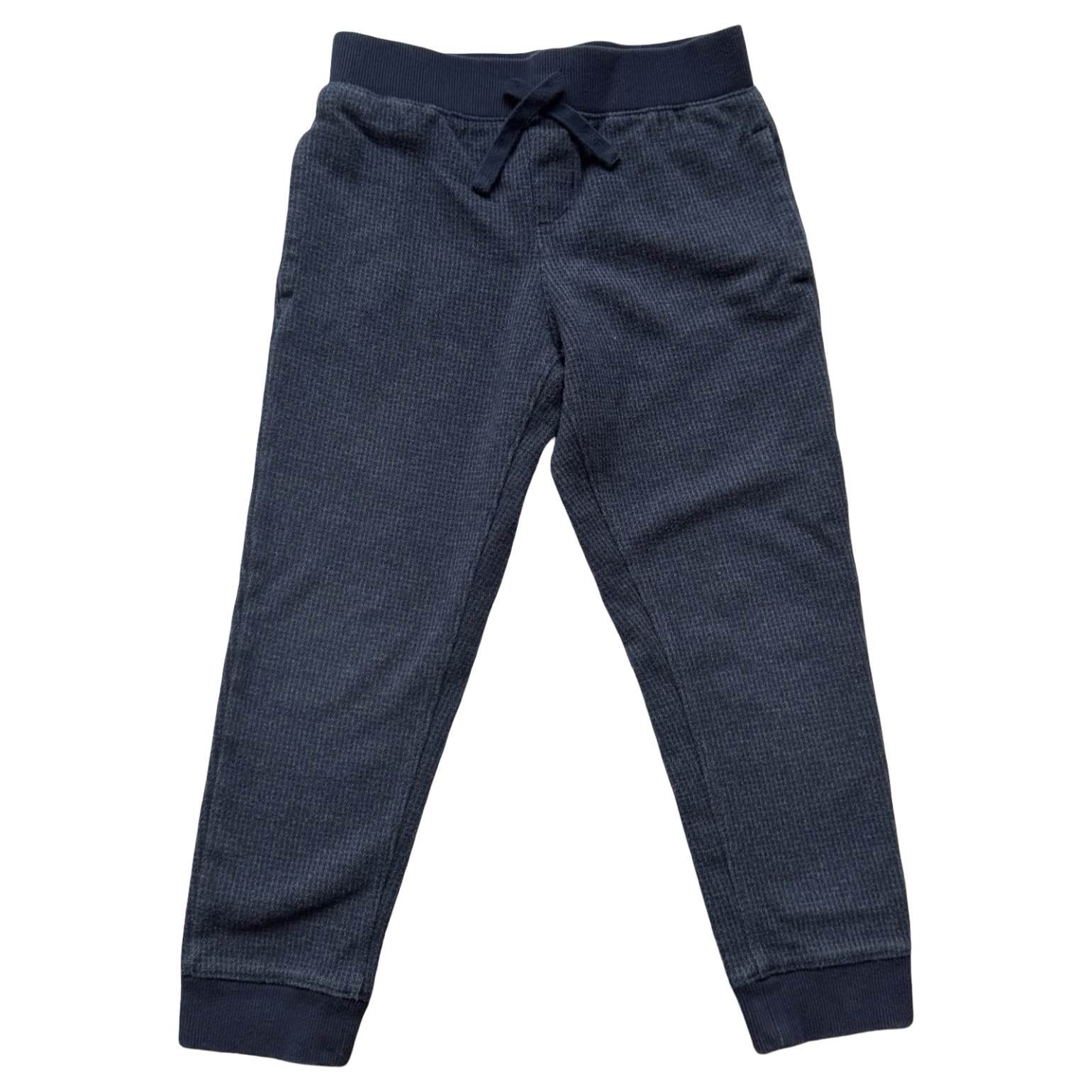 Janie and Jack Navy Houndstooth Jogger 5Y