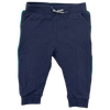 Janie and Jack Navy with a Green Stripe Joggers 12-18M