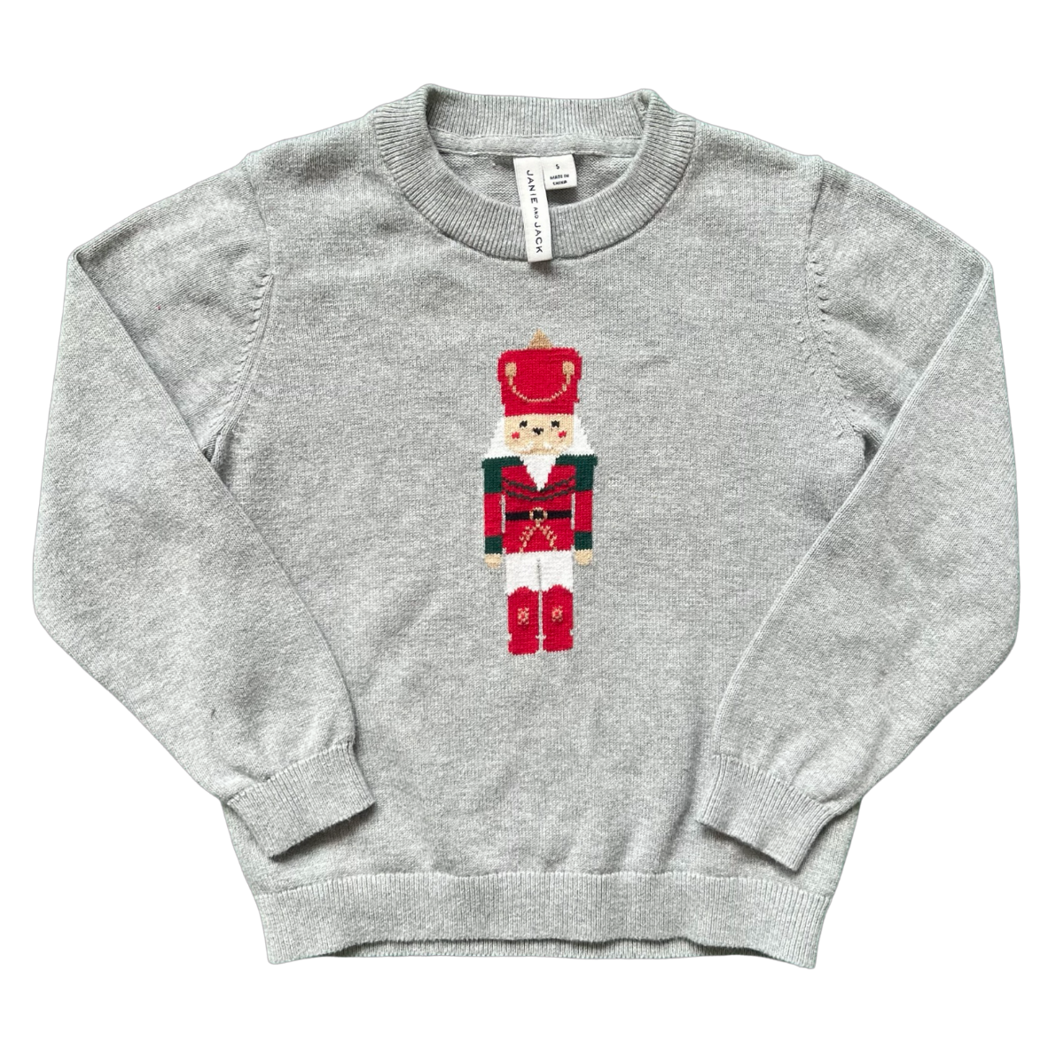 Janie and Jack Nutcracker Sweater 5Y