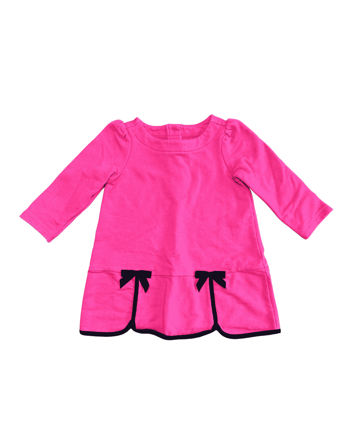 Janie and Jack Pink Bow Dress 12-18M