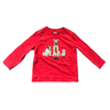 Janie and Jack Red Dog Patch Long Sleeve 2Y