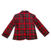 Janie and Jack Red Tartan Blazer 4Y