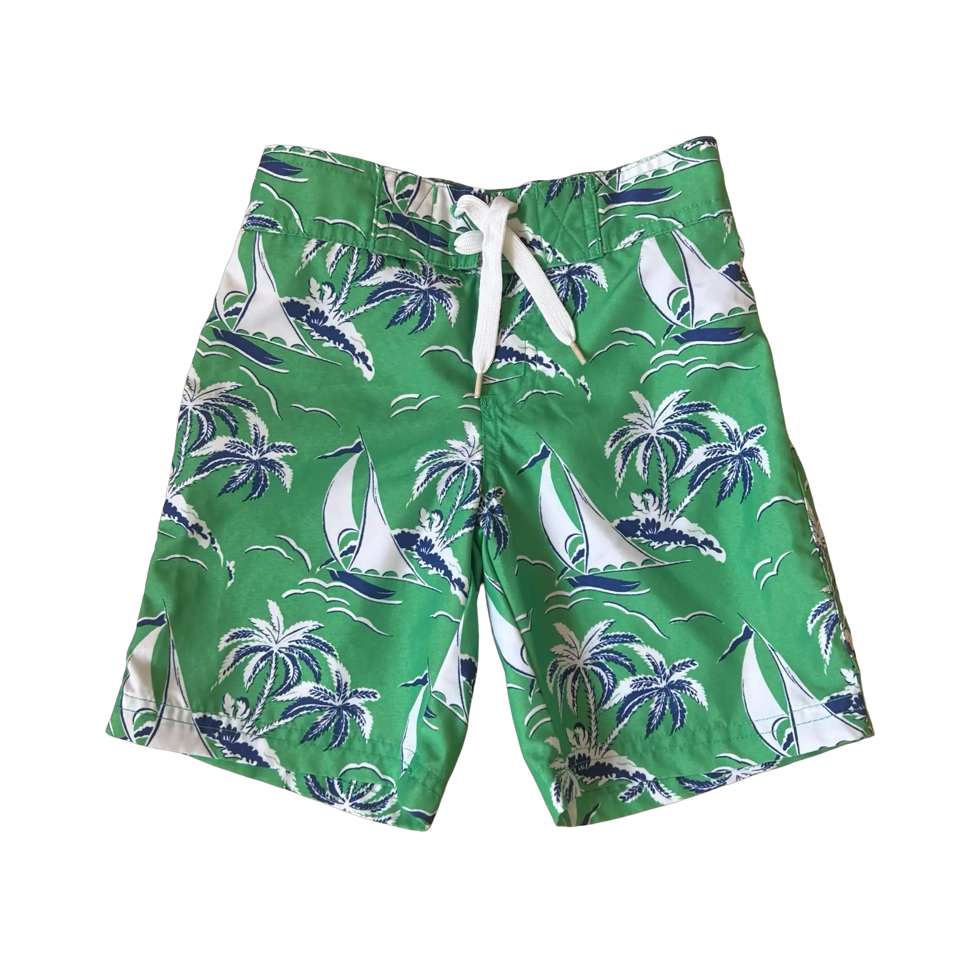 Janie and Jack Sail Boat Swim Trunks 3Y