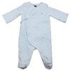 Janie and Jack White Quilted Onesie NB 0M