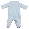 Janie and Jack White Quilted Onesie NB 0M