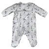 Janie and Jack White Rabbit Footed Coverall 6-9M