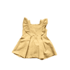 Janie and Jack Yellow Ruffle Dress With Diaper Cover 3-6M