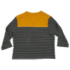 Janie and Jack Yellow with Black and White Stripes Long-Sleeve 6-12M