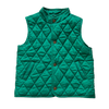 Janie and Jack Green Quilted Vest 2Y