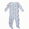 Hart + Land Multicolor Ski Slope Print Footed Bodysuit Pajamas 6-12M