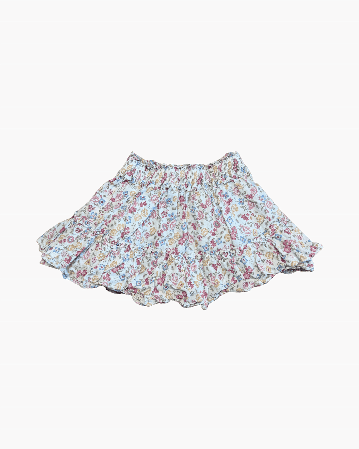 Janie and Jack Pink and Yellow Floral Skirt 4Y