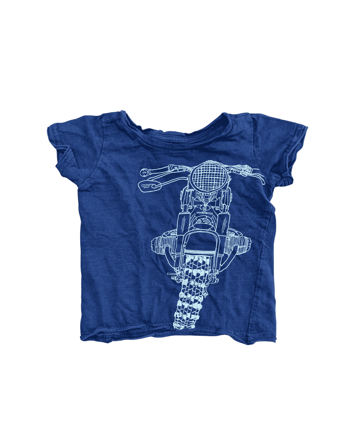 EGG Blue Motorcycle Graphic T-Shirt 12-18M