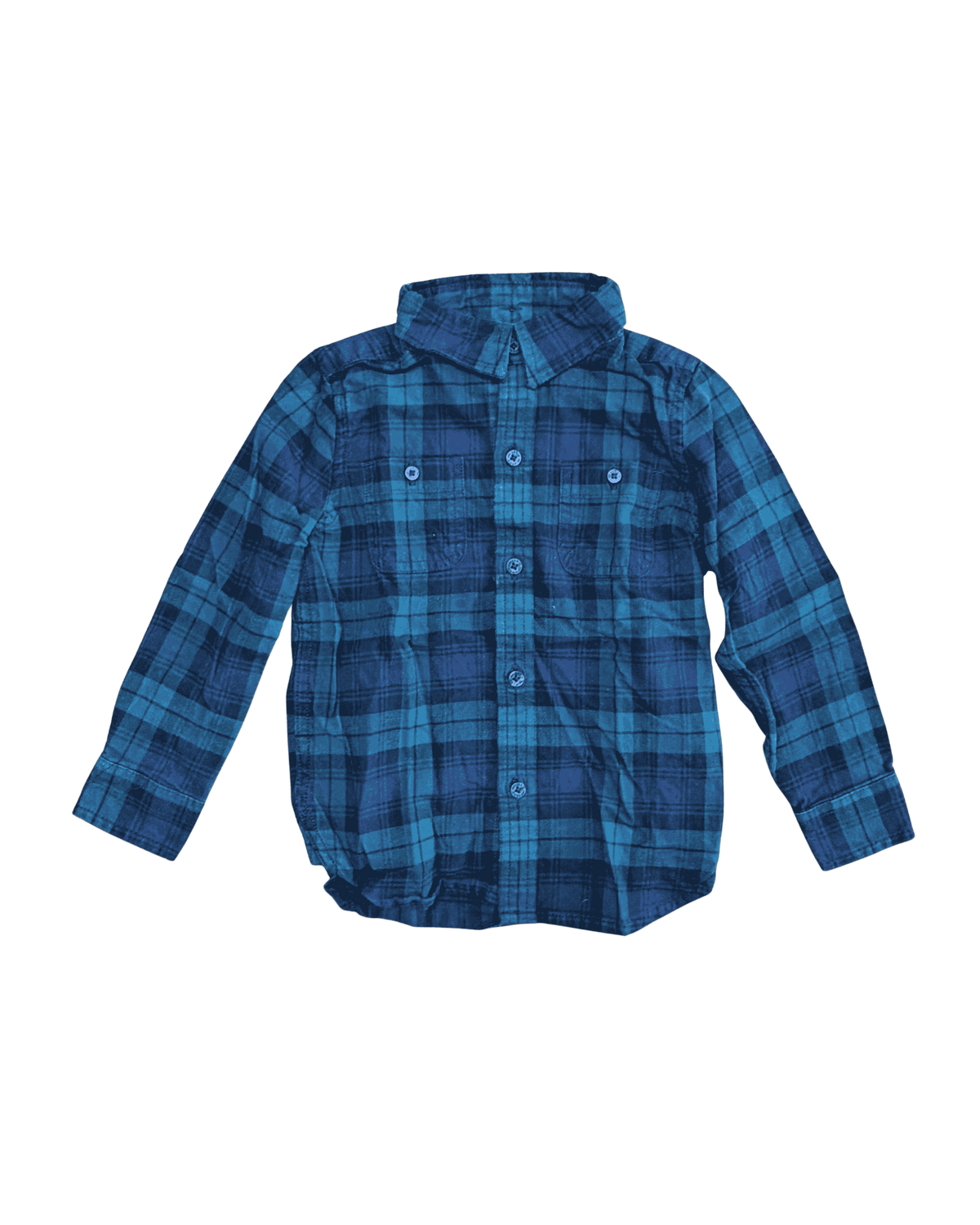 Janie and Jack Flannel Button Down 2Y