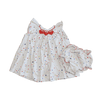 Oso & Me White Polka Dot Smocked Dress and Bloomers Set 12M