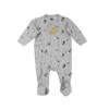 Karl Lagerfeld Kids Grey Cat Footie 6M
