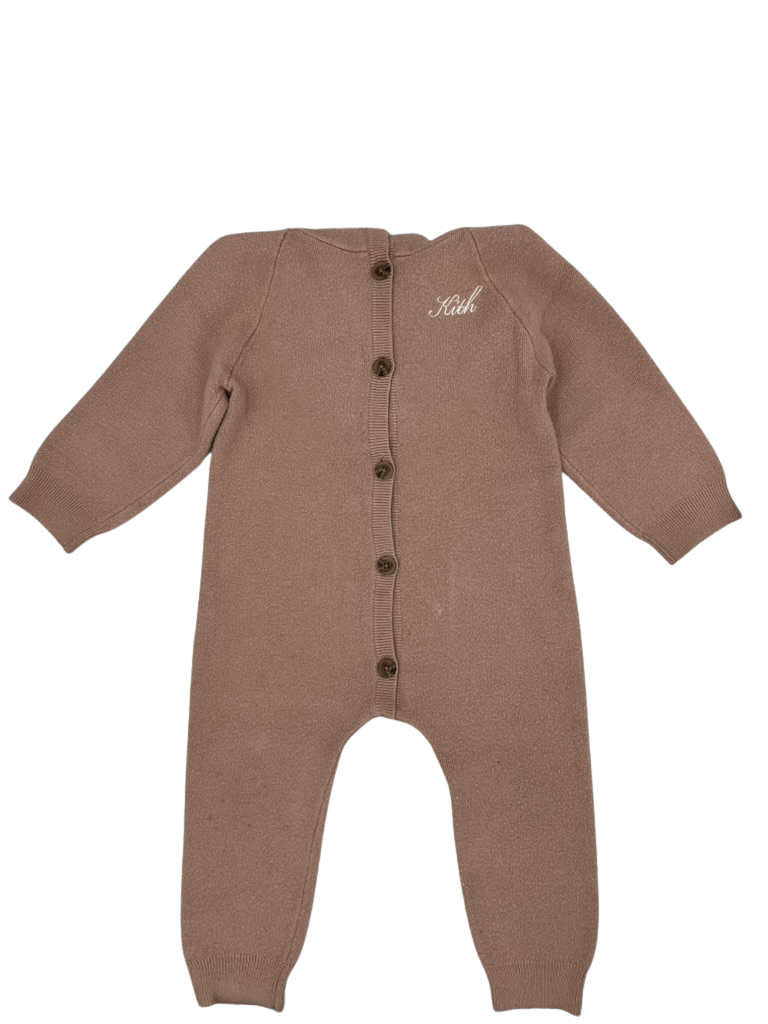 Kith Pink Sweater Onesie 12-18M