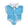 Kith Light Blue Knit Romper 6-9M