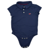 Vineyard Vine Navy Collared Onesie 12M