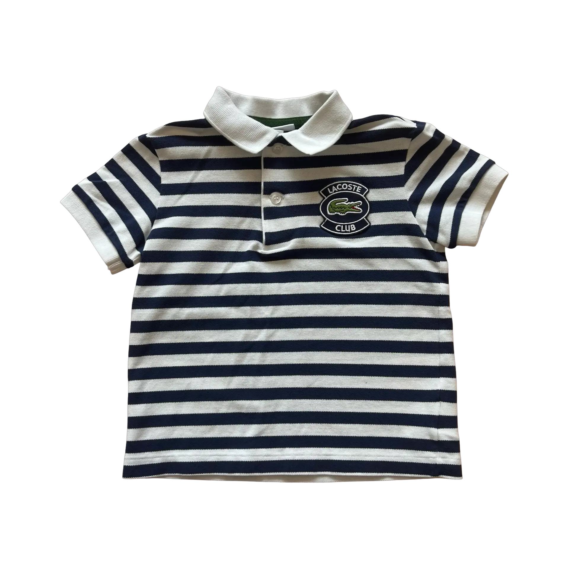 Lacoste Striped Cotton Piqué Polo 4Y
