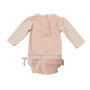 Ruffle Butts Pink Long-Sleeve One-Piece Swimsuit 3-6M